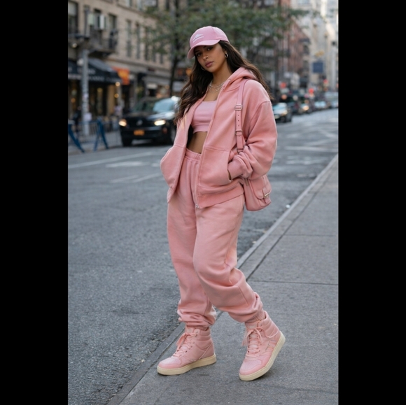 Reebok Shoes - Reebok Freestyle Hi Women’s Sneakers Size 7.5 – Blush Pink High-Top Athletic